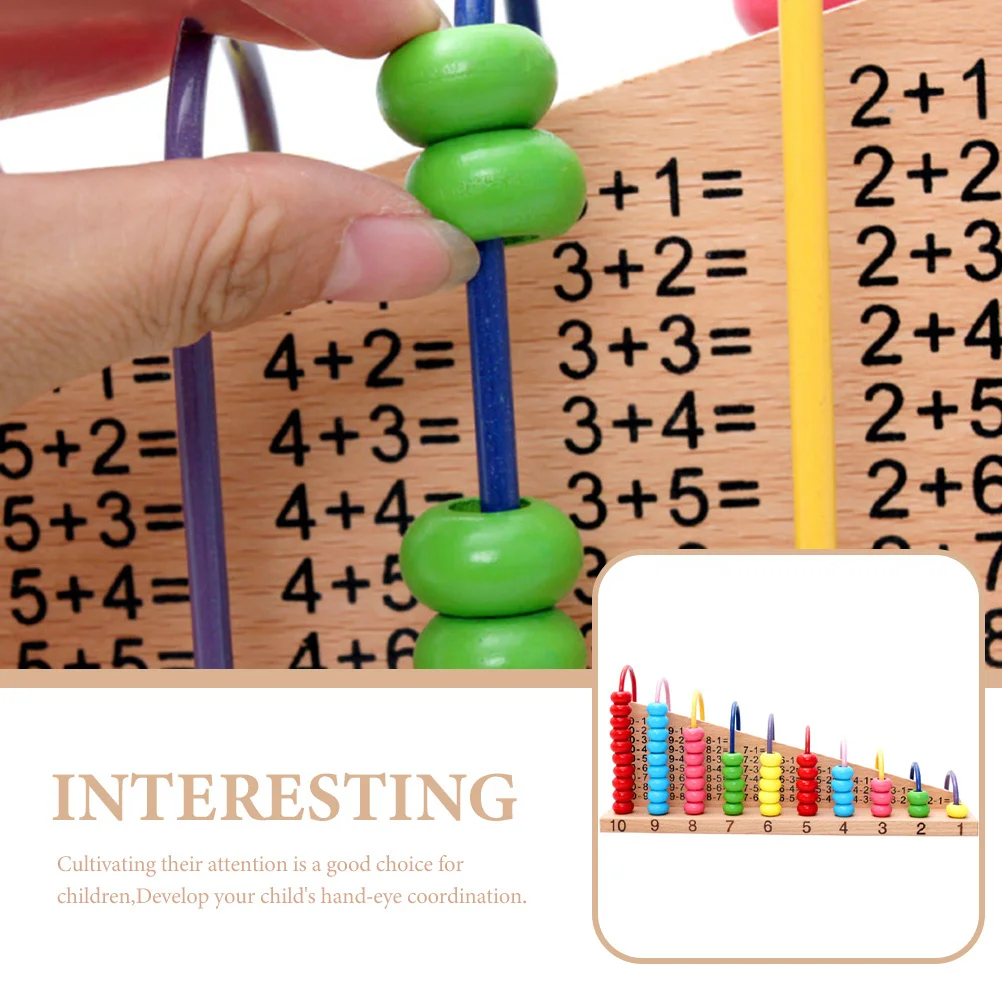 Outils pour enfants jouets arithmétiques boulier comptage bébé éducation précoce étudiants calcul mathématiques apprentissage mathématiques