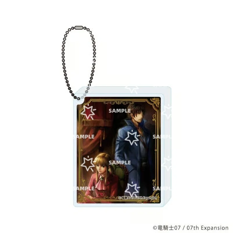 Anime Umineko When They Cry Surrounding Beatrice Ushiromiya Eva Acrylic Keychain HD Schoolbag Pendant Collecting Toy For Gift view 2