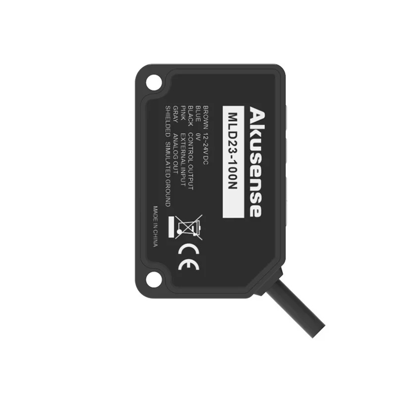 Compact Laser Displacement Sensors 10um repeatity 10mm photoelectric distance sensor