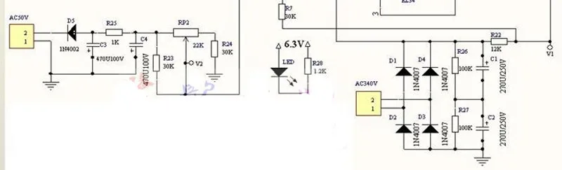 6 n3 6 n6 el34 Vakuum röhre ultra lineare Push-Pull-Schaltung 40w Mono-Audio verstärker platine