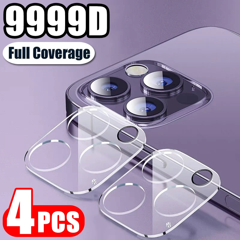 4Pcs Full Cover Protective Glass for Iphone 14 11 12 13 Pro XS Max Camera Protector for Iphone X 11pro Max 12 13 Mini Lens films