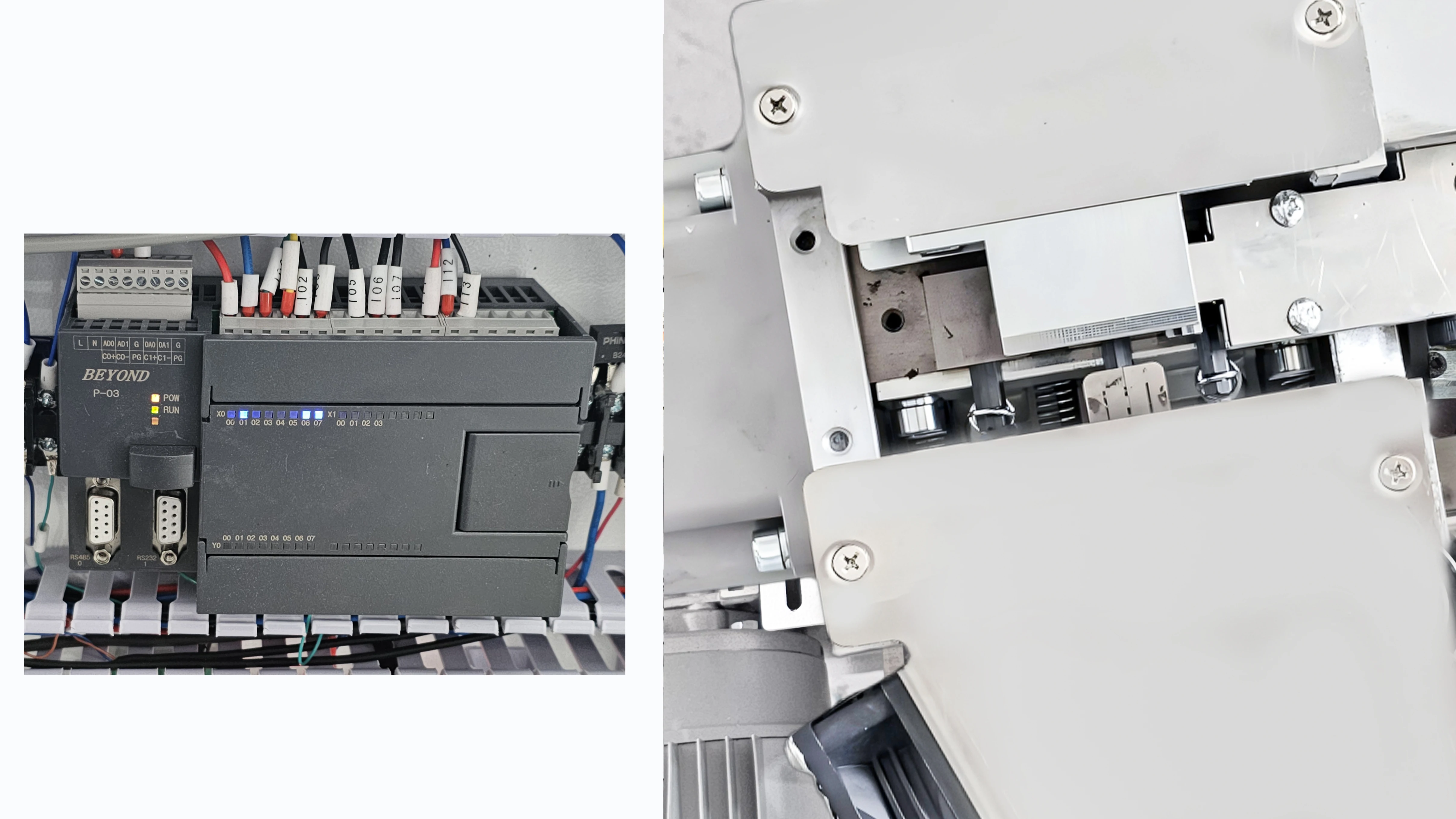 Más allá del paquete, máquina flejadora automática servoaccionada con sello lateral, embalaje de BY-P03C, cintas de PP, tensor de empacadora, envoltura de empaquetador