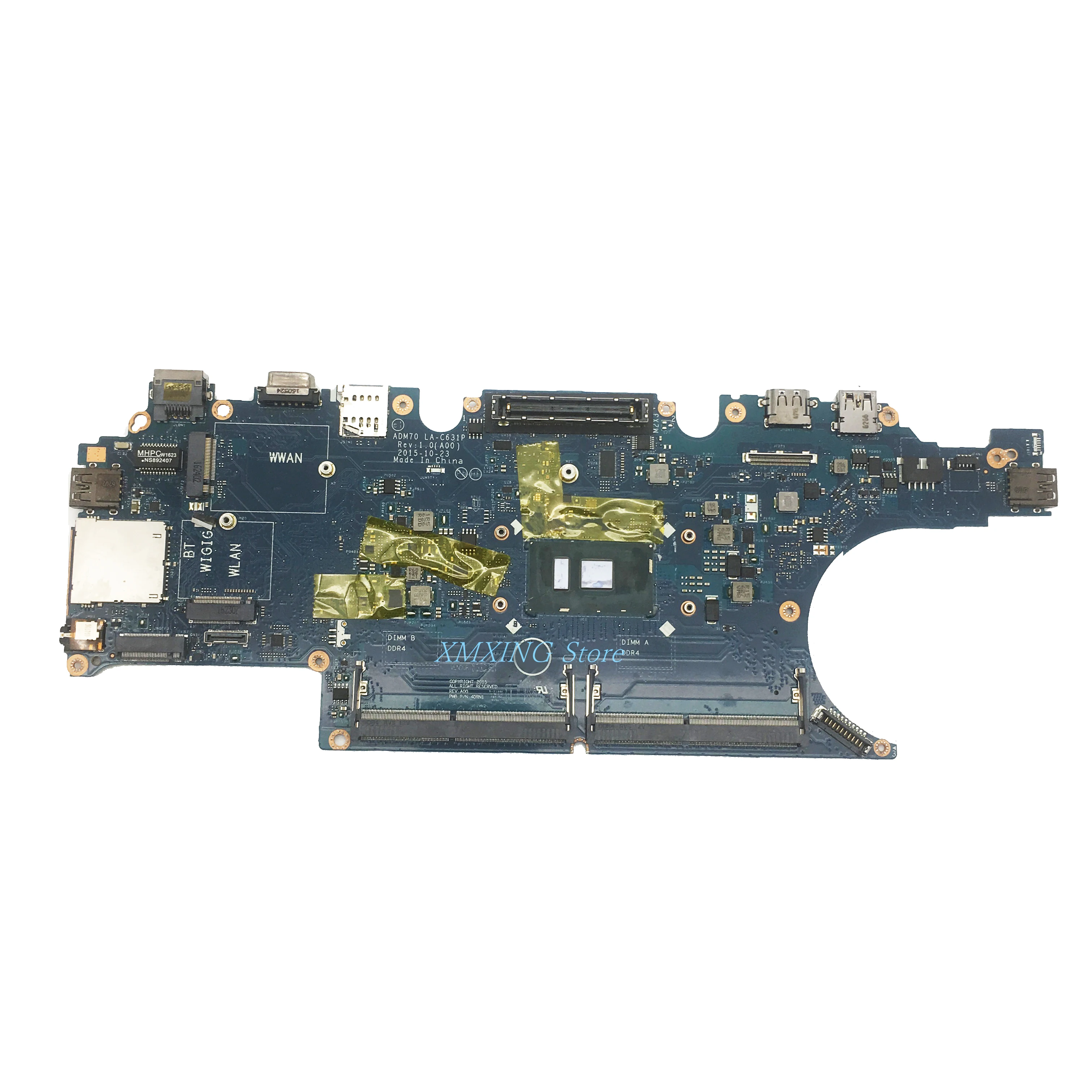 

FULCOL For DELL Latitude 5470 E5470 Laptop Motherboard I3-6100U CPU LA-C631P CN-00VJ1C 00VJ1C 0VJ1C Tested 100% work