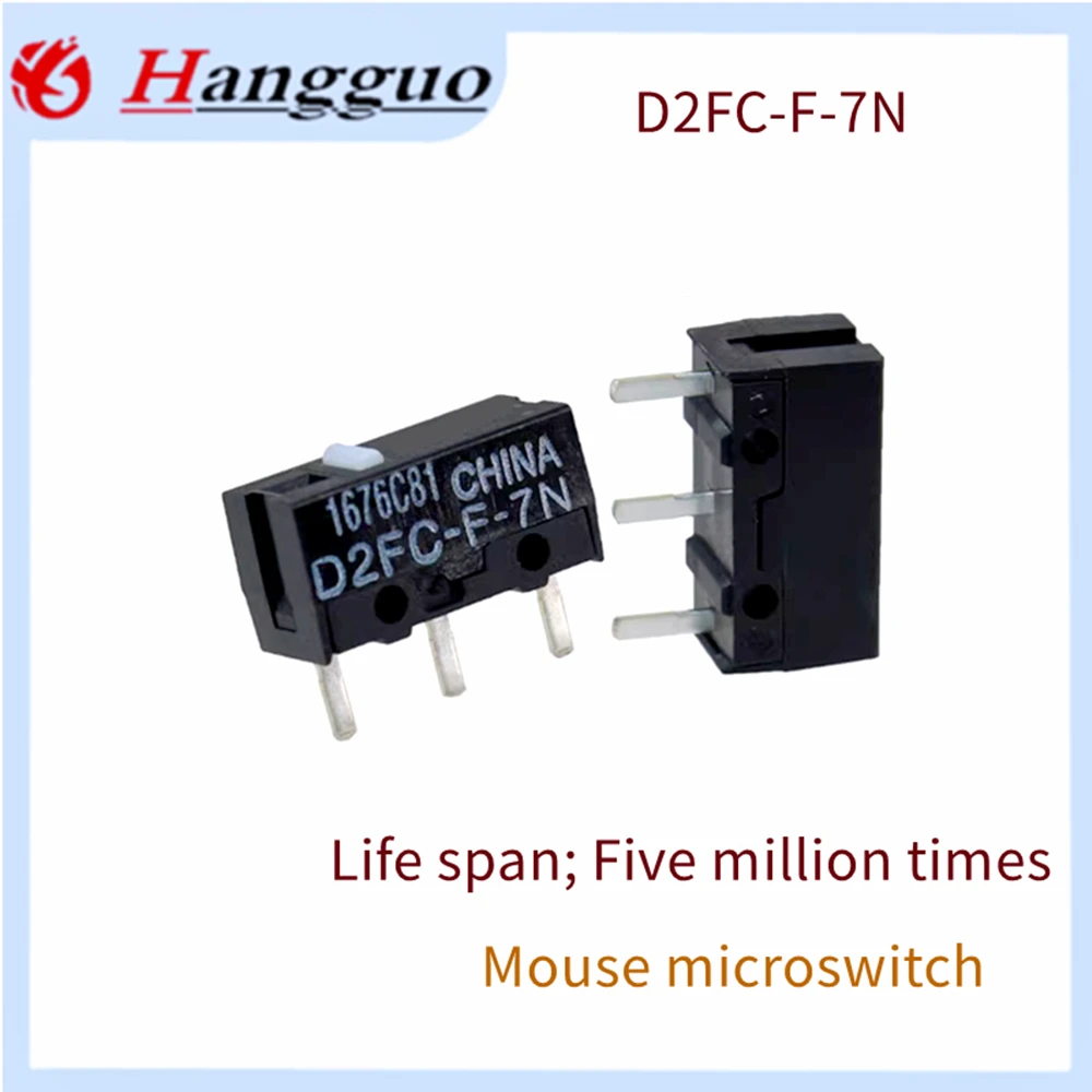 Original D2FC-F-7N For G602 Logitech G700S Micro G500s Mouse Touch the RAT 7 button 3PIN micro switch