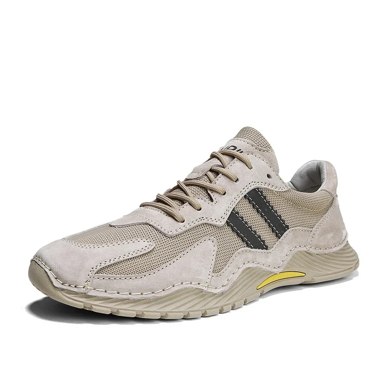 High Quality Men\'s Sports Shoes Outdoor Running Shoes Men\'s Casual Shoes Breathable Hiking Shoes Big Size:39-47 Free Delivery