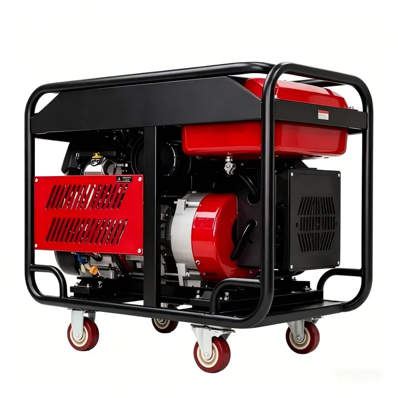 Heavy 11kW 35L Large Fuel Tank Generator 10kW Rated Power Dual Voltage for Remote Area & Mining Projects