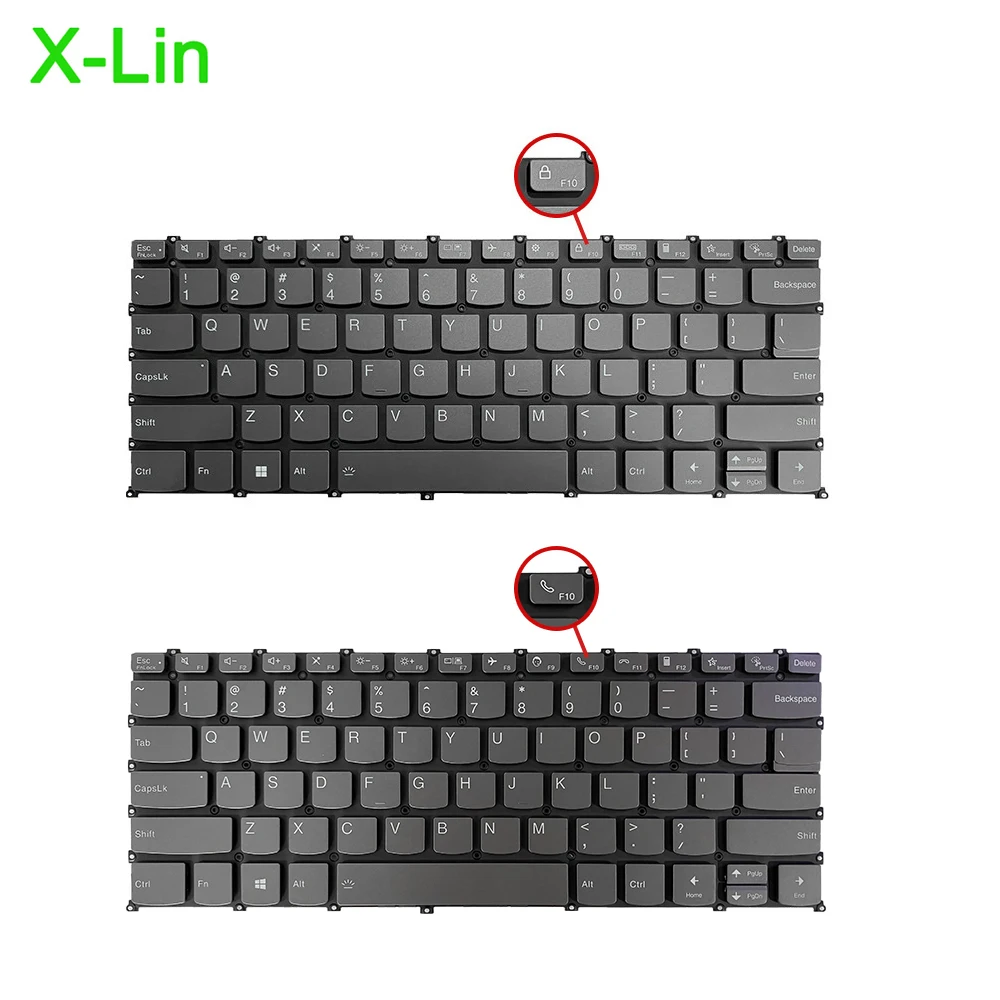 For lenovo V14 G3 ABA V14 G4 IAH V14 G4 AMN Replace keyboard with backlight