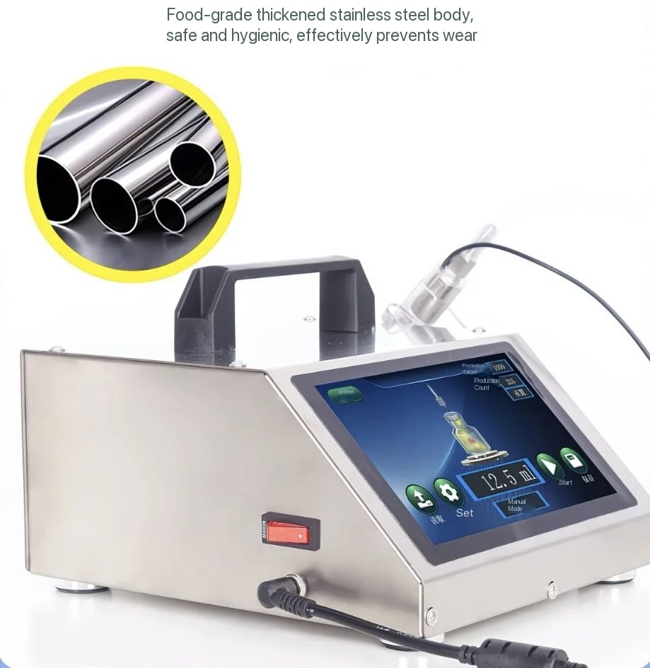 Small Bottle Liquid Filling Machine Handheld Automatic Quantitative Essential Oil Perfume Peristaltic Pump Laboratory Machine