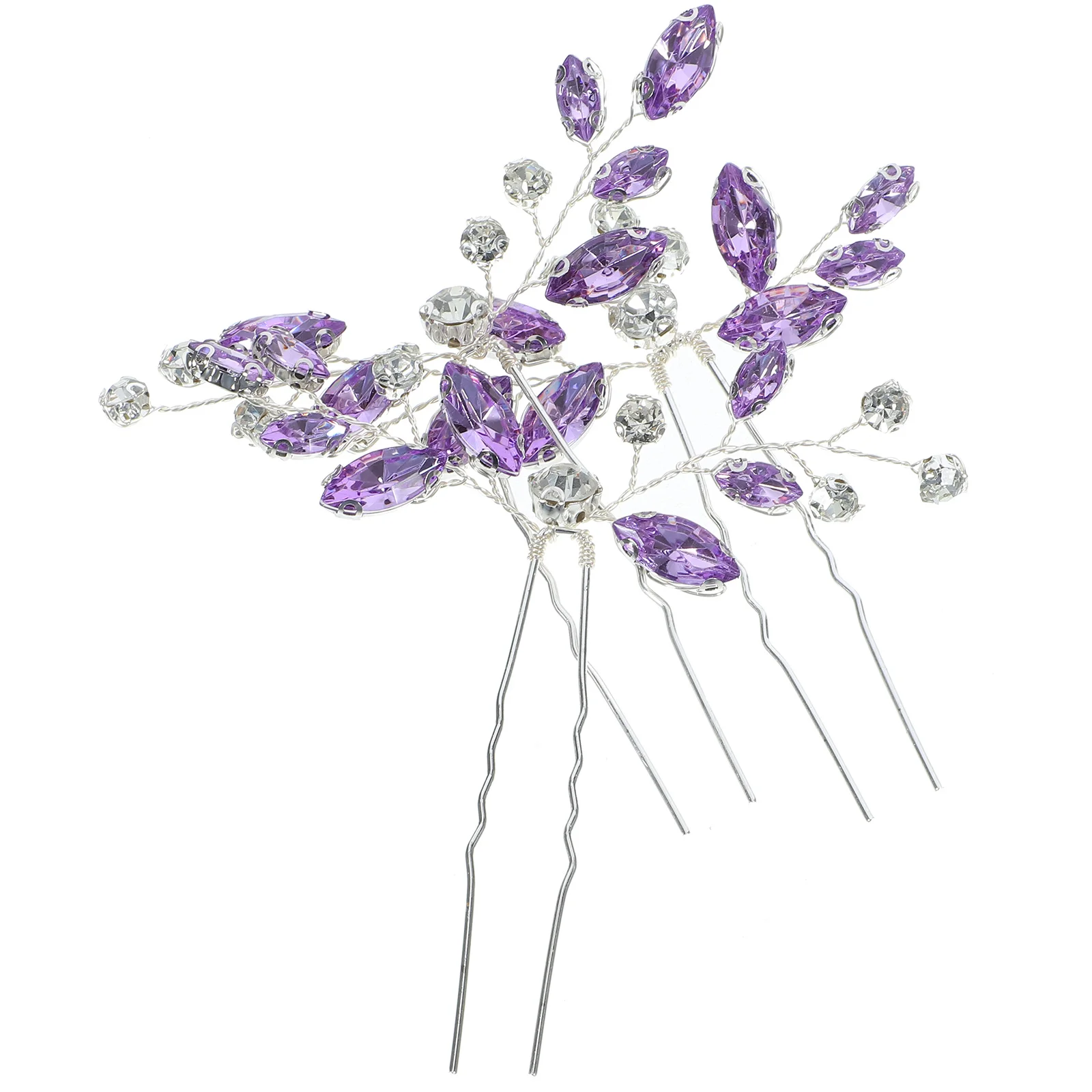 

Набор из 3 легких свадебных заколок-шпилек со стразами для особых случаев