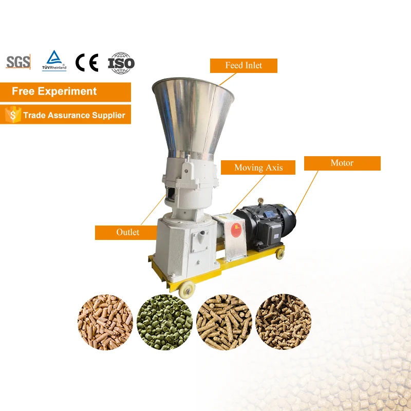 Poultry Feed Rabbit Feed Granulator Machine Feed Processing Machines Pellet Making