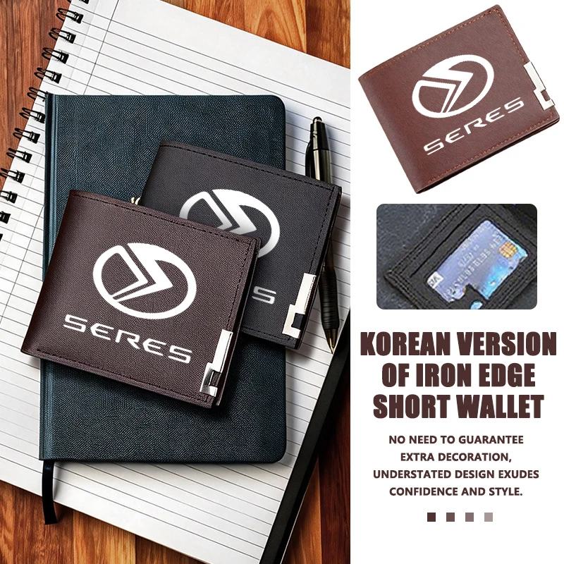Portefeuille de voiture en cuir pour cartes de crédit et d'identité, universel pour Seres SF 5 3 Evolute I-JET Glory 500 E3 Ix3