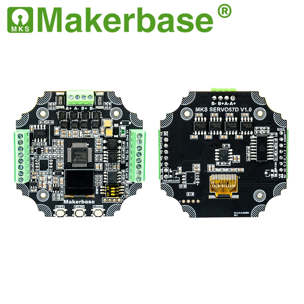 Makerbase MKS SERVO57D PCBA NEMA23 pętla zamknięta sterownik silnika krokowego CNC 3d drukarka Gen_L FOC cicha i wydajna