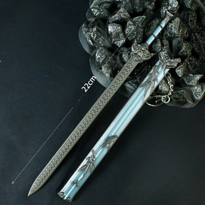 22cm New Toy Sword Game Figure Peripheral Props Metal Model Craftsmanship Desktop Decoration Ornaments Boys Birthday Gift Toys