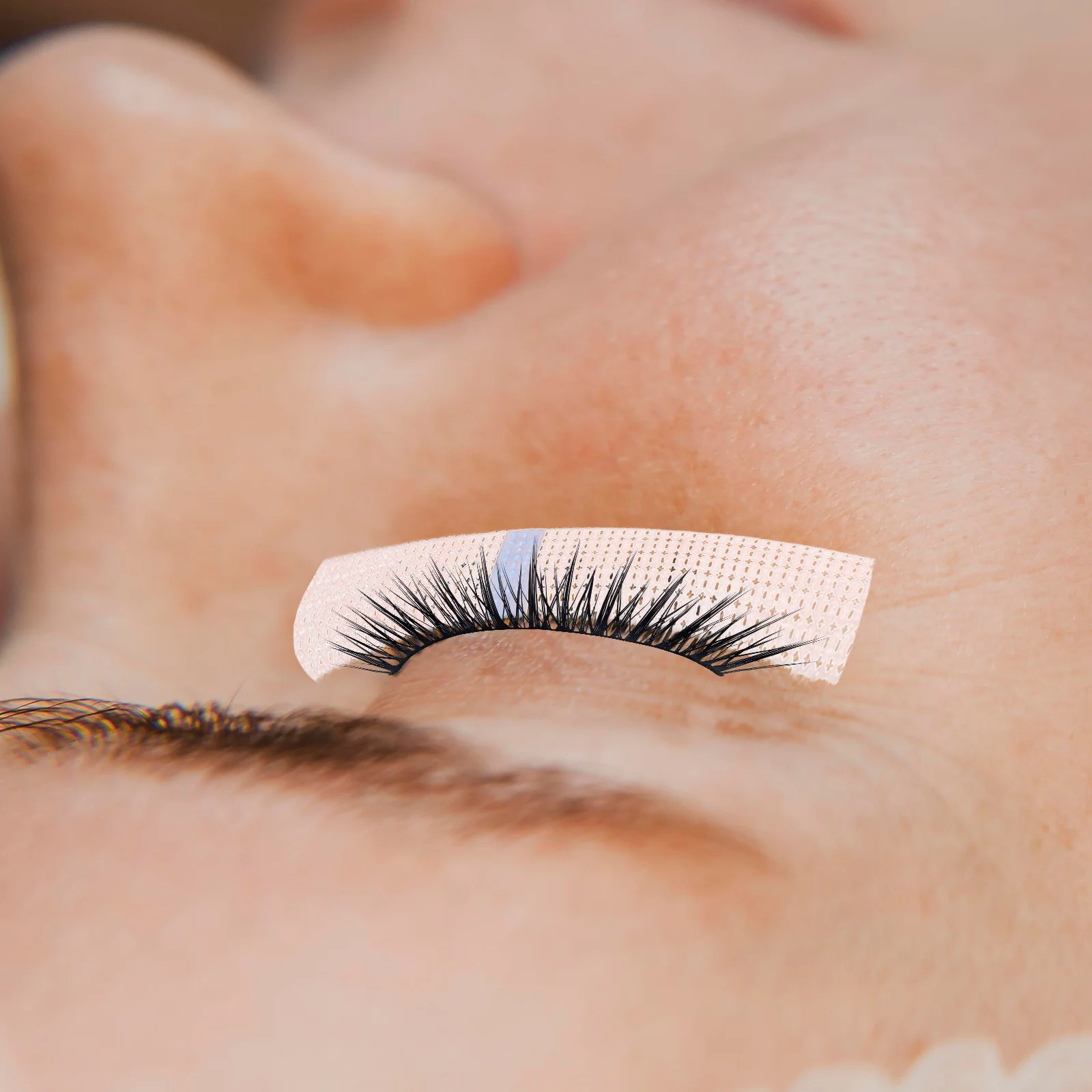 

5Pcs Breathable Eyelash Tape Soft Lash Adhesive Eyelash Extension Isolation Tape for Upper Lower Lashes Professional Use