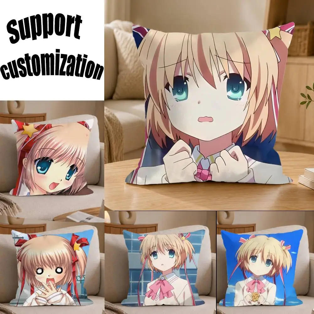 

Y2K Anime K-Komari Kamikita Square Sofa Pillow Cover Solid Color Living Room Home Decor Cushion Case