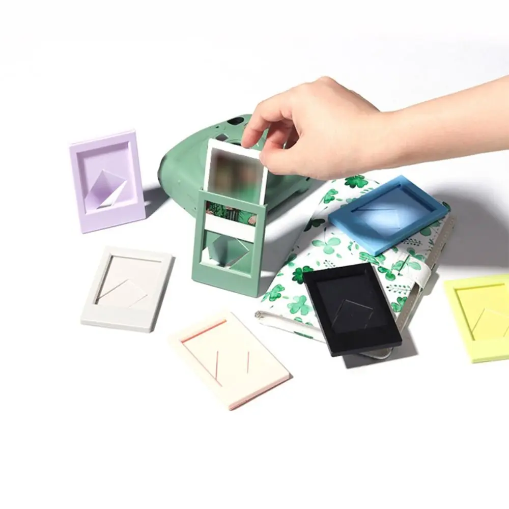 3 inch Vertical Film Photo Frame Colorful Instant Camera Picture Holder Art Photo Display for Fujifilm Instax mini Desktop Decor