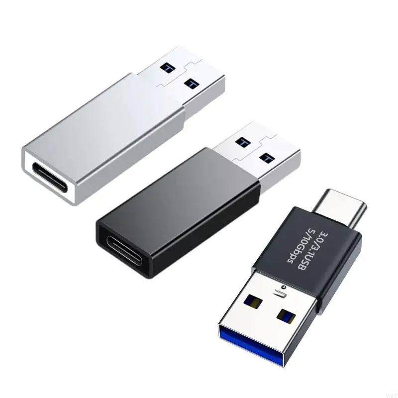 Y5LC Fast and Syncing Small Type C Female to USB3.0 Male Connectors for Multiple Devices for Listenings Adapter