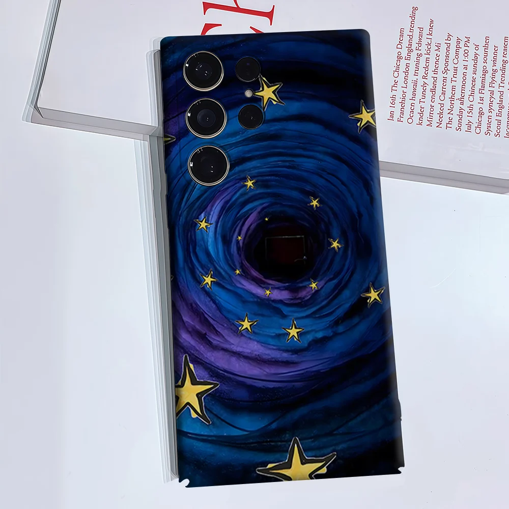 Cosmic Star Vortex Tunnel For Samsung Galaxy S26 S25 S24 A56 A36 Dual Layer Luxury Fashion Full Lens Protective Case