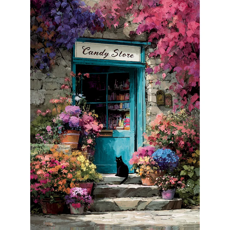 

GATYZTORY картина маслом по номерам городской пейзаж для взрослых комплект DIY рамка ручная краска холст рисунок краска уникальный подарок домашний декор