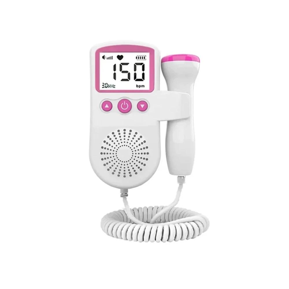 Fetal Doppler Heart Rate Monitor for Pregnancy Baby Heartbeat Monitoring Sonar Stethoscope Heartbeat Detector No Radiation