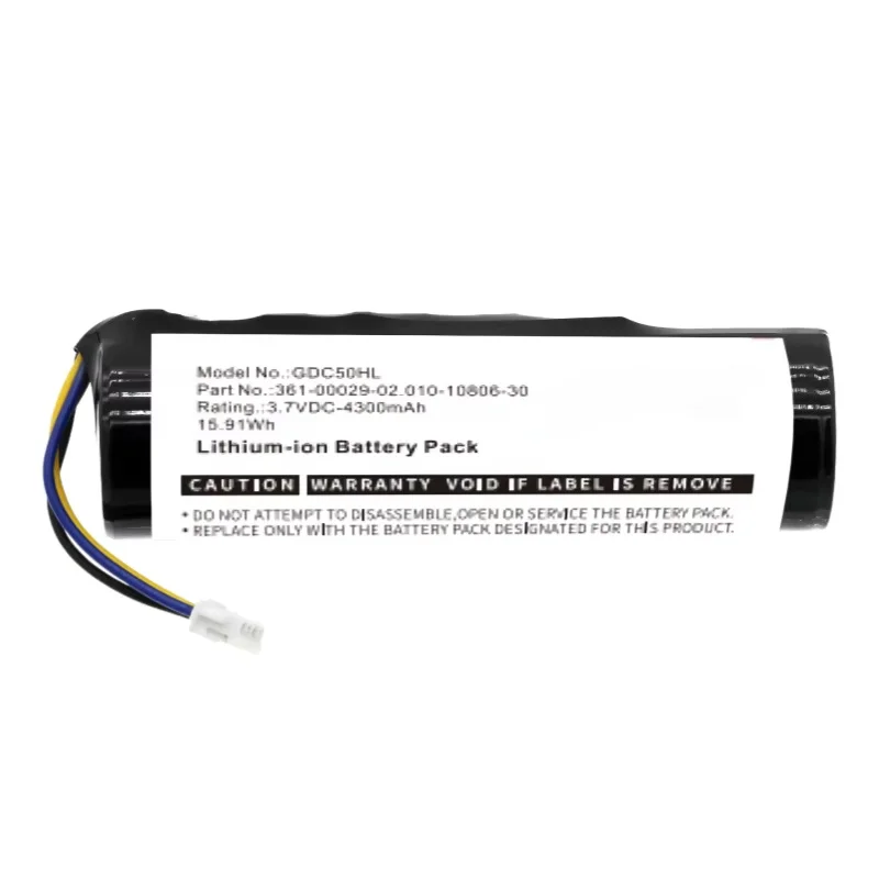 4300mAh Replacement Battery 361-00029-02 for Garmin Alpha 100 DC50 GAA002 GAA003 GAA004 T5 TT10 TT15 Dog GPS Tracking Collar