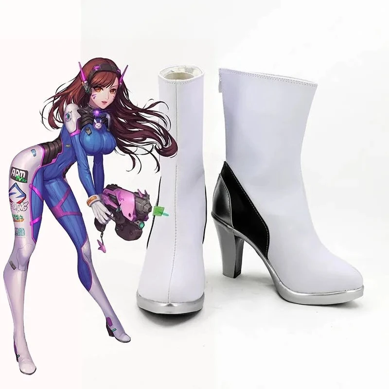 

Игра OW D.VA Hana Song, обувь для косплея на заказ, ботинки на Хэллоуин, Aksesory