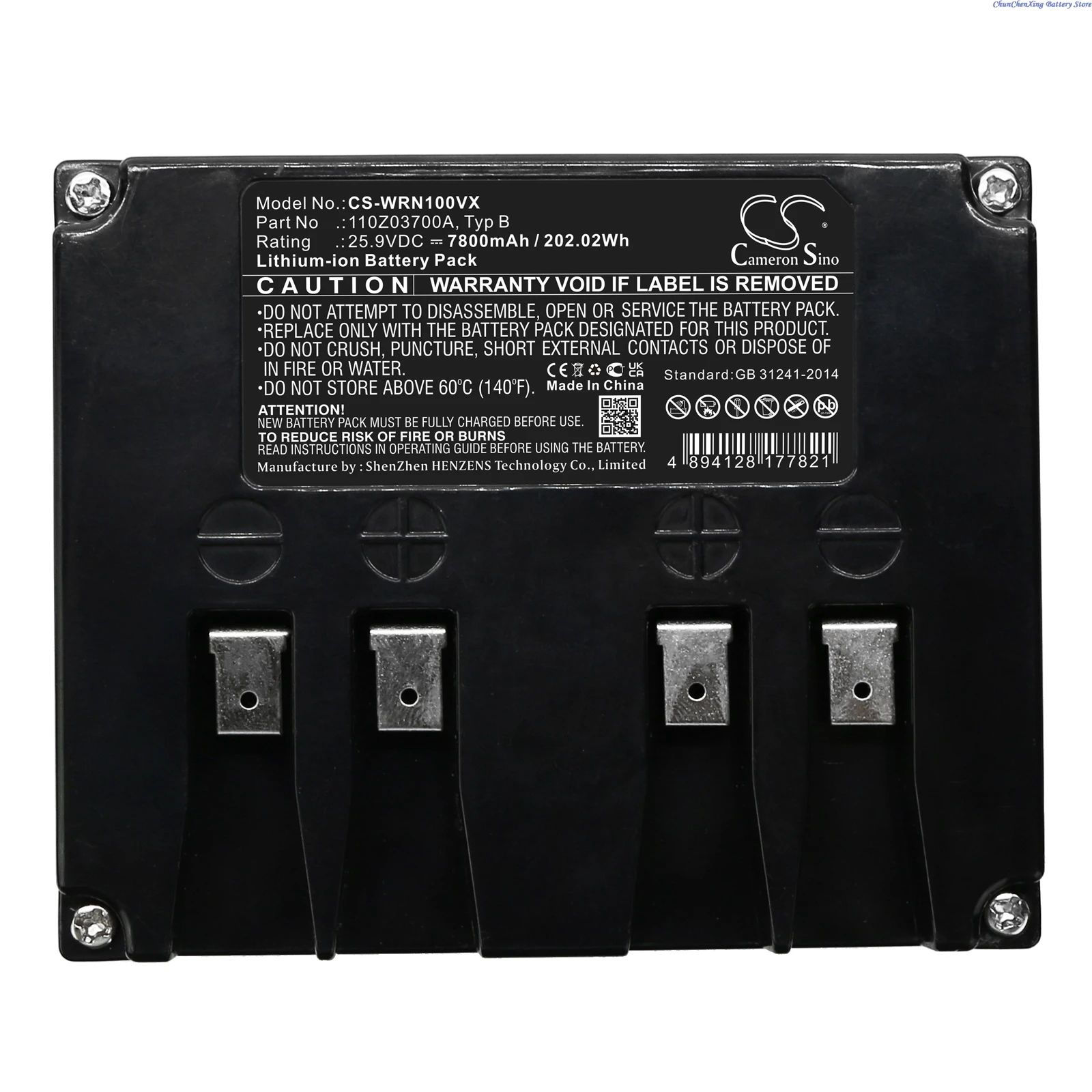 

25.9V 7800mAh/10200mAh Battery for Ambrogio L200 Basic,L200R, For Lizard M4 M440 M480 M485 Q6 S1,For Lawnbott Lb1200 LB1500 LB75