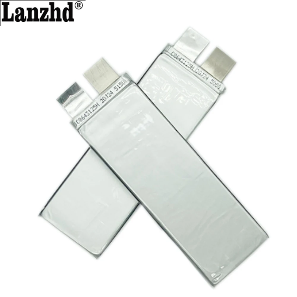 1-10pcs 5000mAh 3.7V 20C Li Polymer DIY Battery Pack Lithium Ion Cell for 12V 24V 36V   Car Igniter welding machine