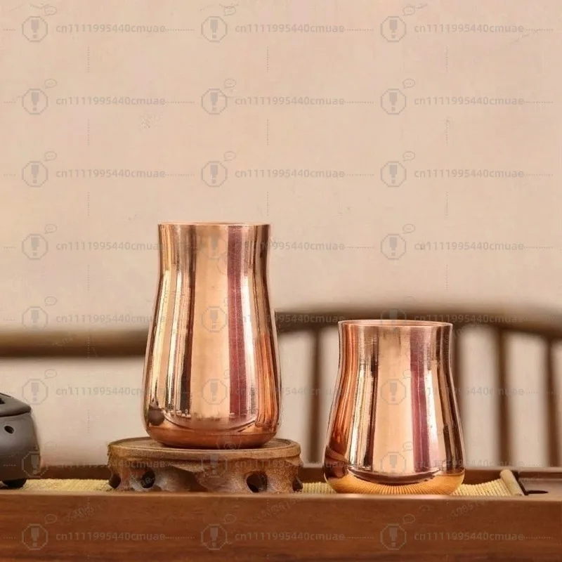 Hand-Forged Thick-Walled Copper Mug - For Craft Beer, Coffee & Cold Beverages | Premium Pure Copper Cup