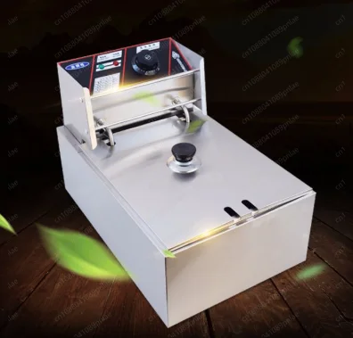 

Одноцилиндровая электрическая фритюрница из нержавеющей стали, коммерческая фритюрница, аппарат для картофеля фри, фритюрница для курицы, электрическая фритюрница