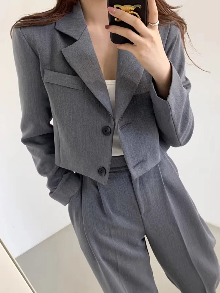 

Модный свободный женский костюм, шикарные повседневные брюки Bla, модная весенняя коллекция, удобный дышащий качественный материал