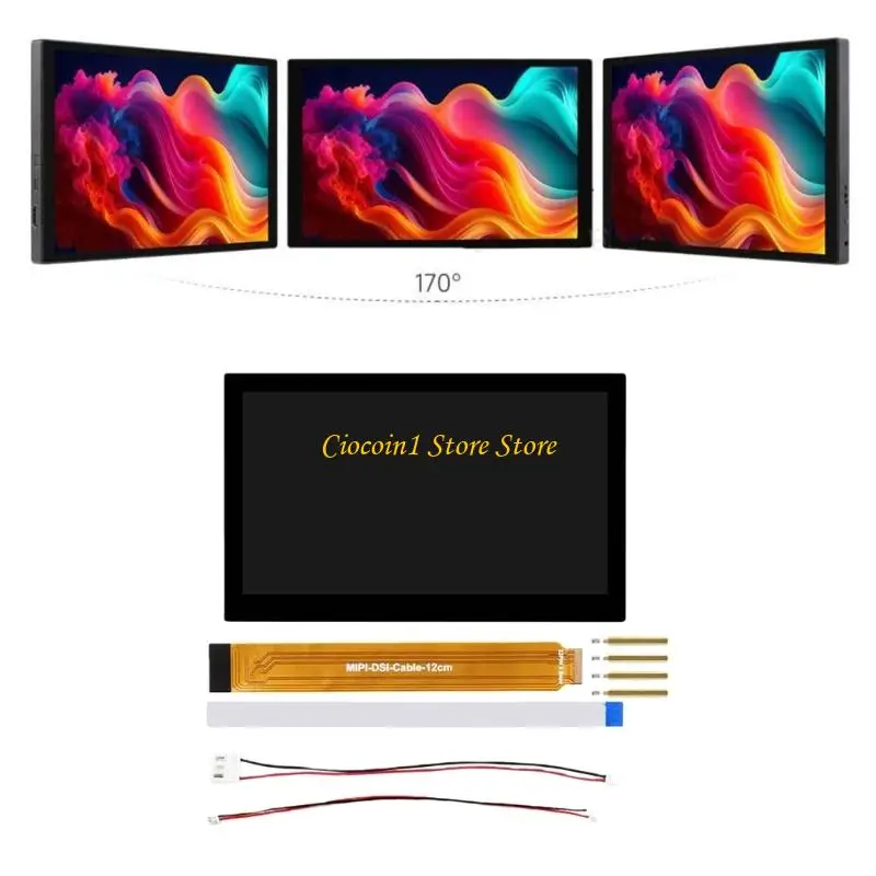 A3PC 10.1inch MIPI LCD Capacitive Touchable Display 720x1280 Resolution Capacitive