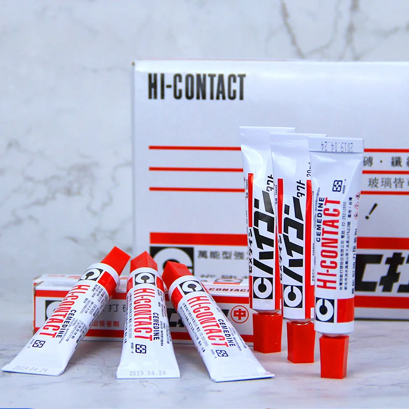 Фото Японский клей Shimin Takrut: высокопрочный контактный клей для штрихкодов и шин