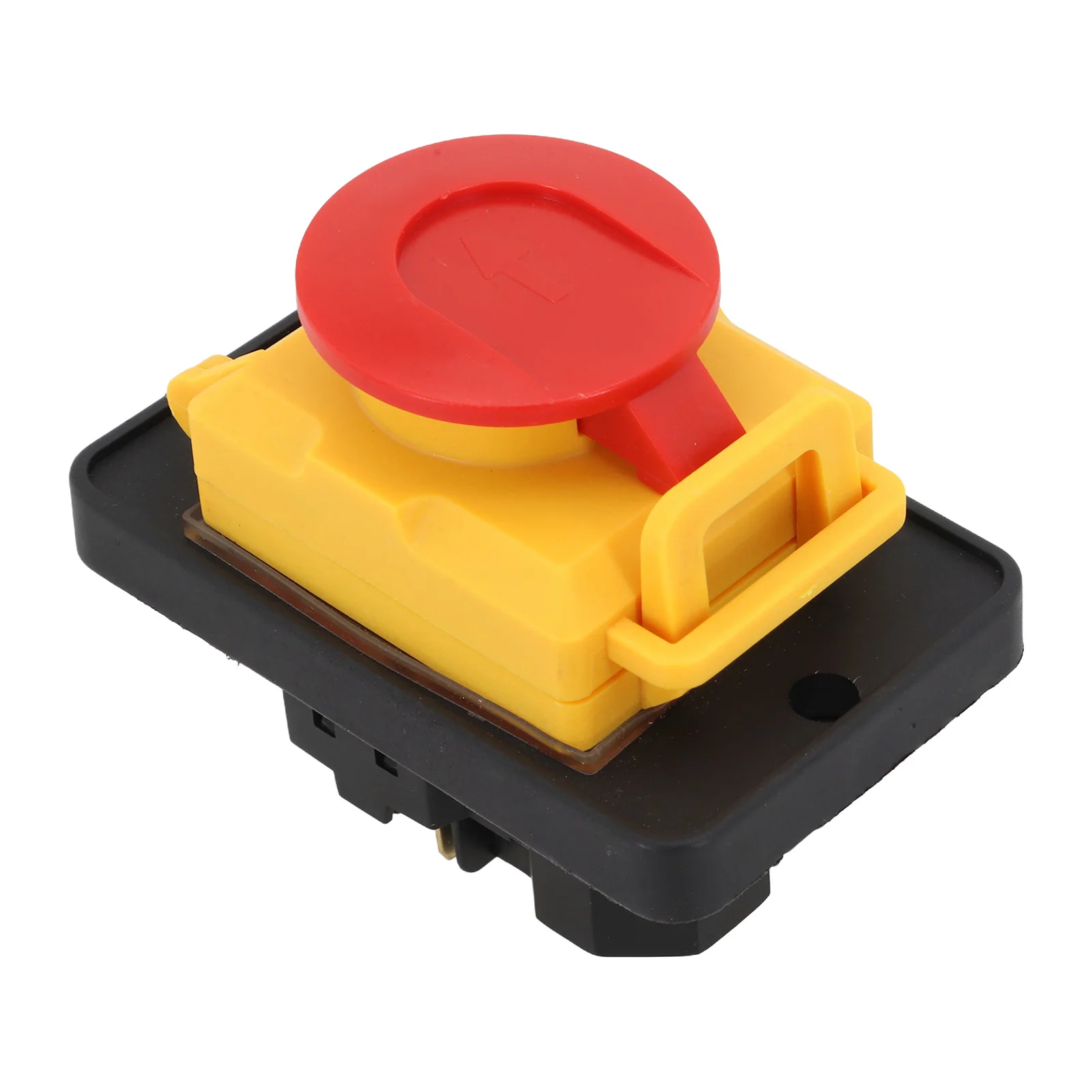 For KJD18 Electromagnetic Pushbutton Switch 7 Pins Waterproof Performance for Machine Tools and Woodworking Applications