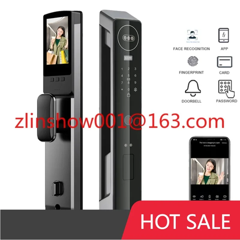 

Face Recognition Cerradura Inteligente Password Card Lock Wifi Door Lock Fingerprint Digital Keyless Smart Door Lock