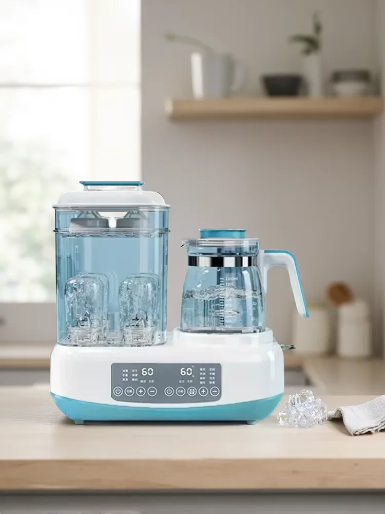 220V All-in-One Baby Care Kettle, Bottle Sterilizer Dryer with Constant Temp Milk Warmer & Formula Mixer LYH