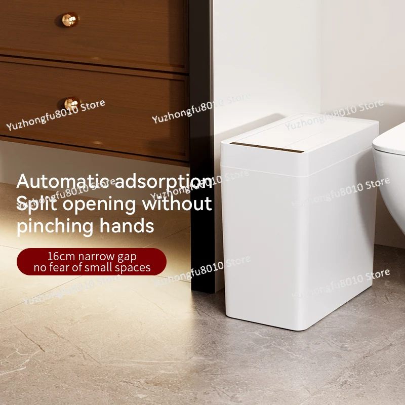 10L Smart Sensor Trash Can with Lid 0.3S Quick Sensor Home Kitchen Living Room Bedroom Bathroom