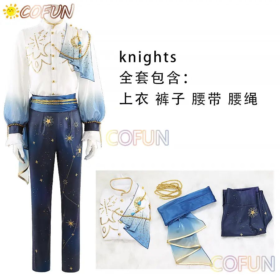 [Customized] Ensemble Stars Starlight Parade Fine/ Knights Cosplay Costume Suits Halloween Uniforms Anime Clothing WOMEN MEN