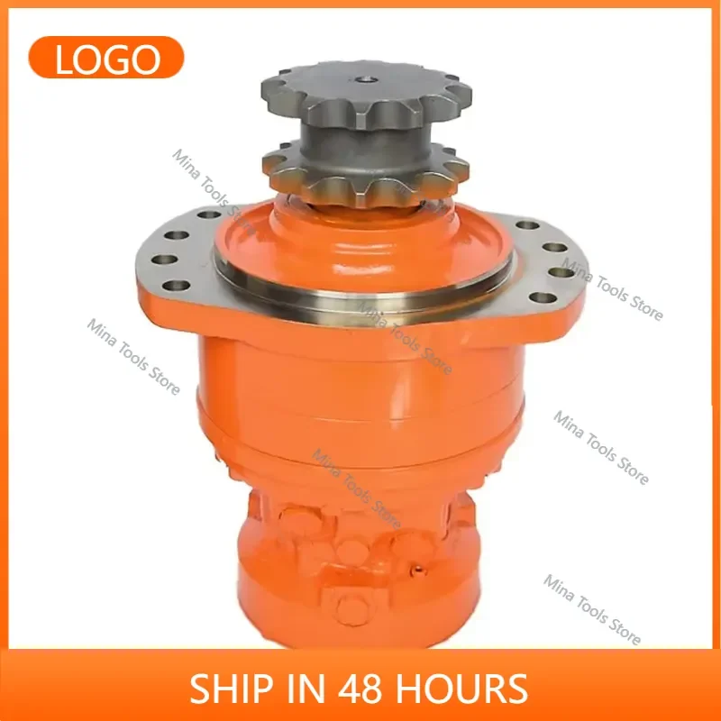 Helm Tower MSE02 Single Speed Radial Piston Cast Iron Hydraulic Motor Brake 45Mpa Pressure Low Speed High Torque for