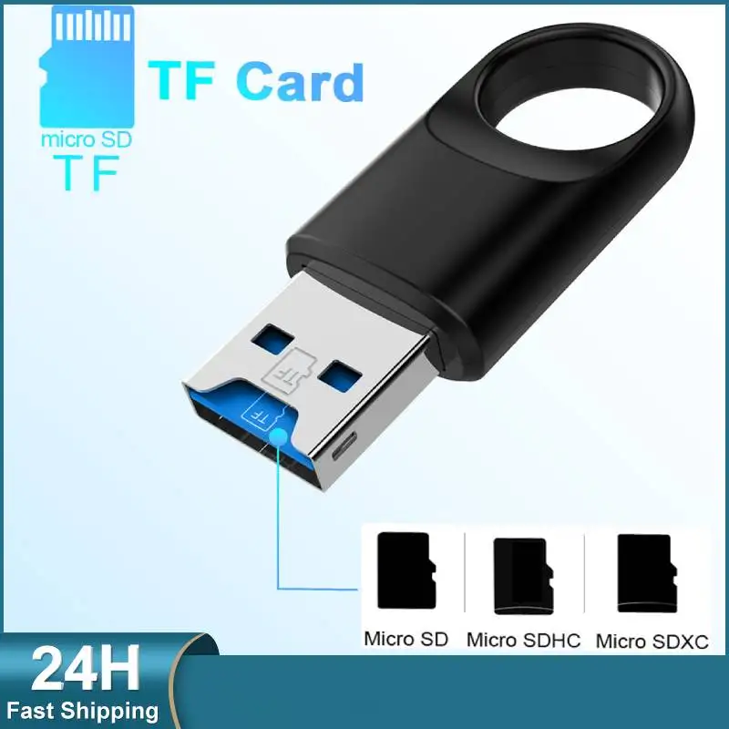 USB Micro SD/czytnik kart TF USB 3.0 Mini telefon komórkowy czytnik kart pamięci szybki Adapter USB do akcesoria do laptopa