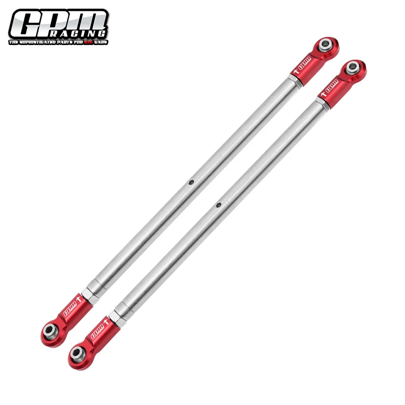 GPM SST barre supérieure arrière à 4 maillons avec extrémités en alliage 7075 pour LOSI 1/6 Super Baja Rey 2.0-pièce de mise à niveau de course