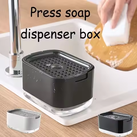 Small Kitchen Cleaning and Storage Savior Multifunctional Dispenser Integrated Design Saves Space and Is Easy To Maintain