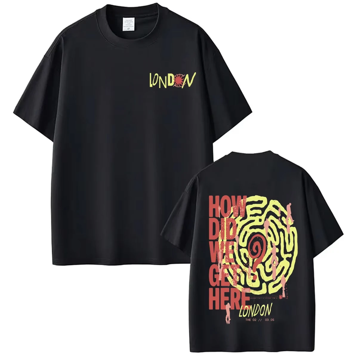 Camiseta con estampado de Louis Tomlinson How Did I Get Here Tour 2026, camiseta de hip-hop para hombres y mujeres, camisetas informales de algodón puro de manga corta