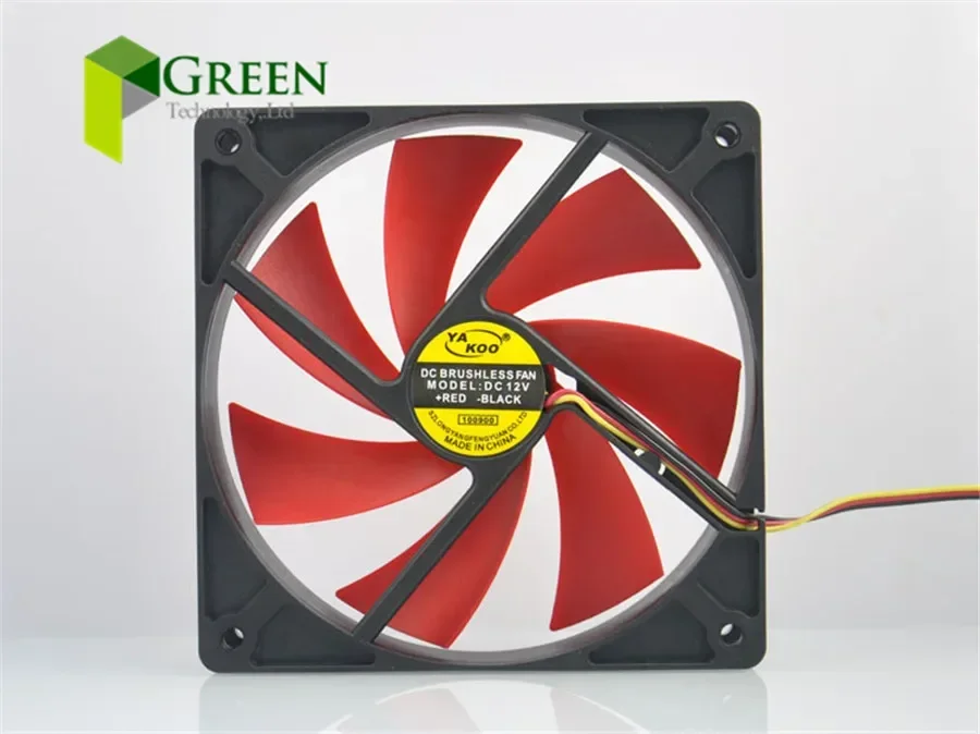 5PCS New Silent 120MM 1225 12025 120*120*25MM 12*12*2.5CM  chassis fan  Hydro bearing Computer case fan 12V 3pin and 4D