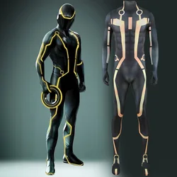 Tron Costume Cosplay Boys Superhero Zentai Bodysuit Spandex Men Women Tron Halloween Costume for Adult Kids