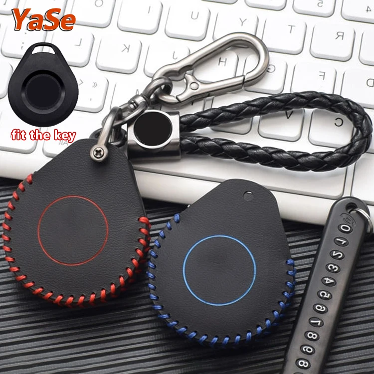 Handmade Genuine Leather Smart Key Case for Harley Davidson X48 1200 883 Street Glide Keychains Fob Protection Cover Accessories