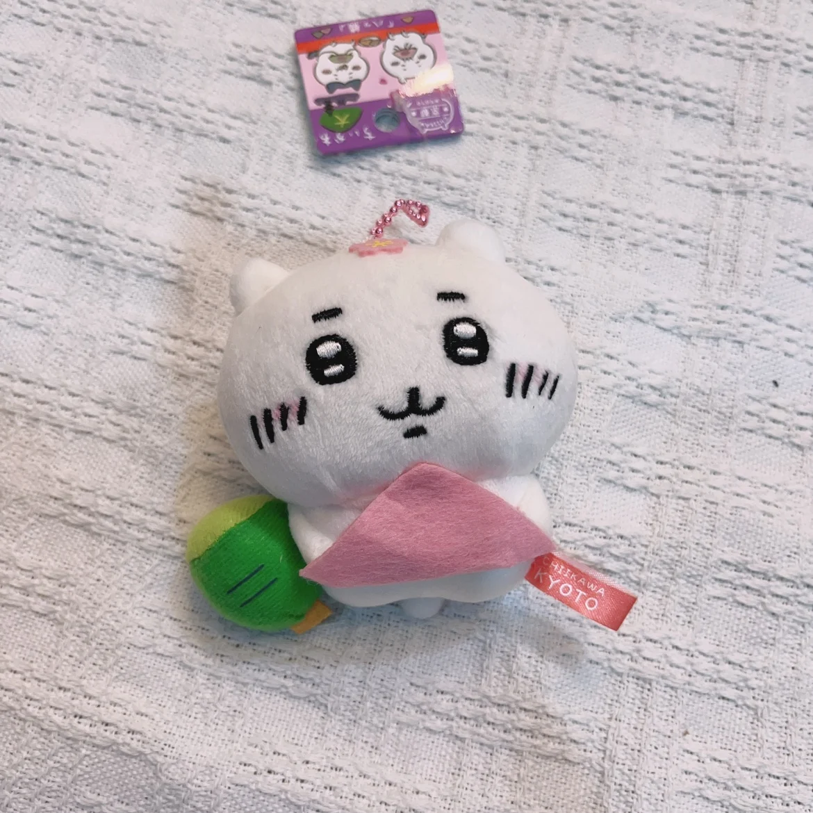 Prezent dla dzieci Chiikawa Hachiware Usagi Matcha lody gorąca wiosna ograniczona śliczna pluszowa zabawka plecak klucz wisiorek