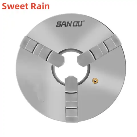 SANOU K11-160 3조 선반척 자동 중심 조절 160mm 수동식 경화강 소형 벤치 선반용
