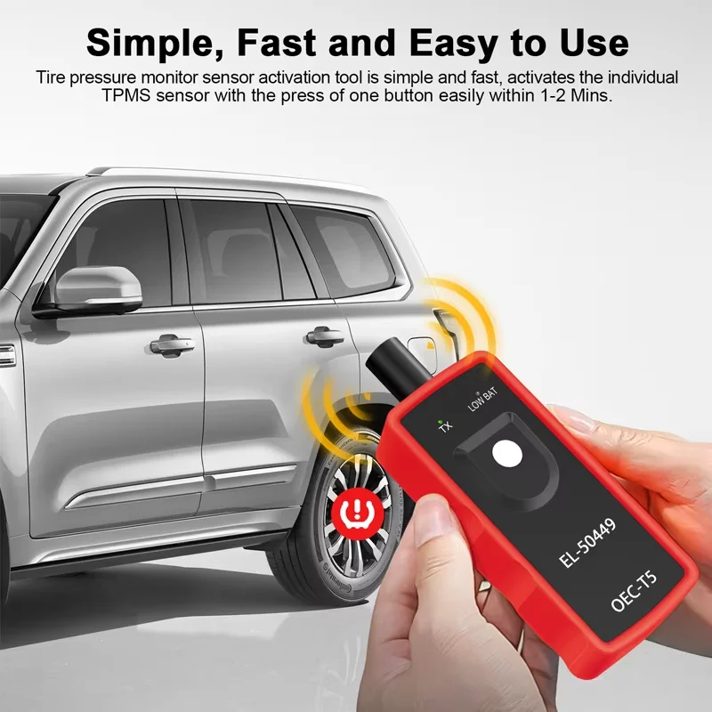 TPMS-Reset-Tool EL-50449 OEC-T5 für Opel/GM Reifendruckkontrollsystem, Sensor-Tester EL50448, OBD2-Auto-TPMS-Mechanischer Tester – Detail 1
