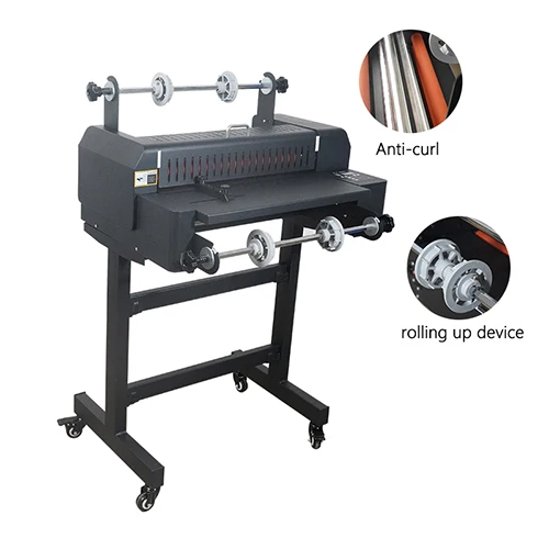 

LFM480 Custom 480mm Manual Laminator Hot Laminating Machine With Anti-Cur Rolling Up Funtion